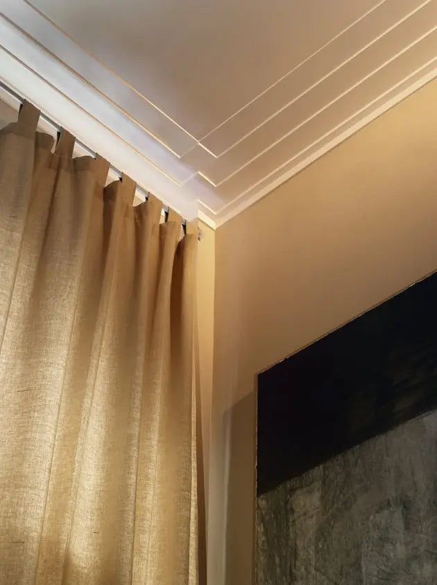 AD21 ART DECO 2M NMC Ceiling Coving with soft lighting effect | DecorMania UK